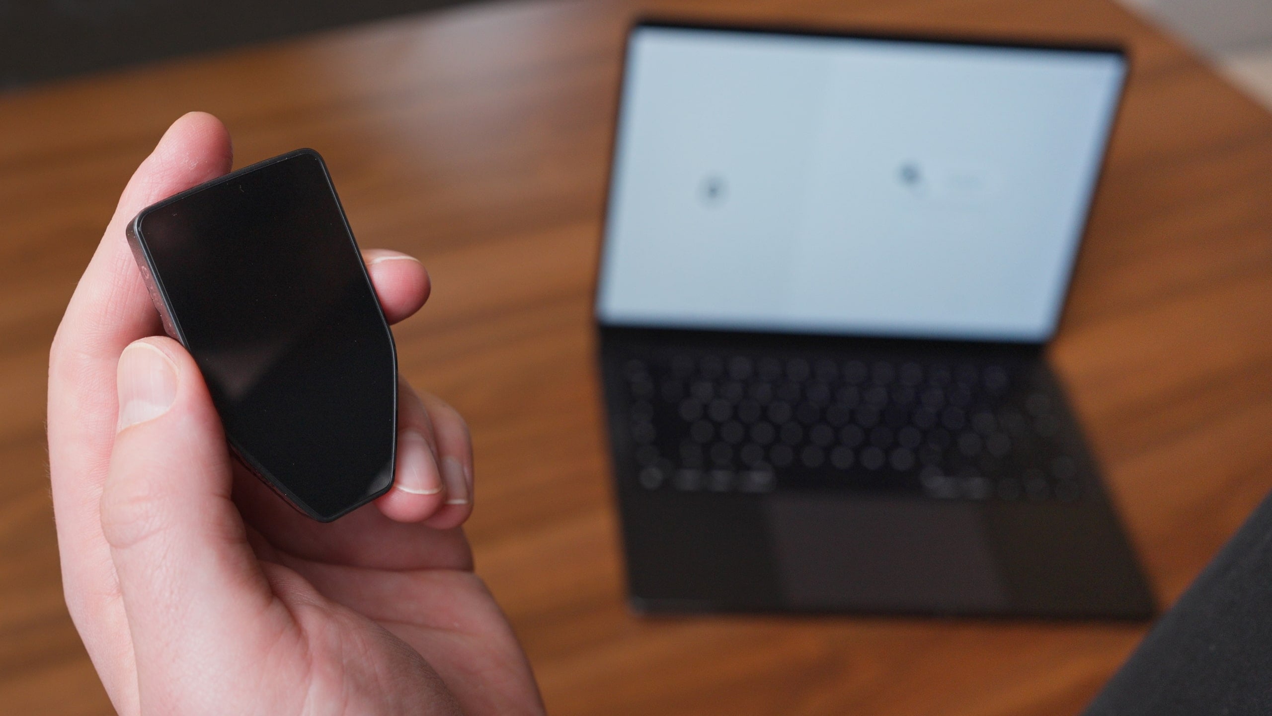 Hardware Wallet in use